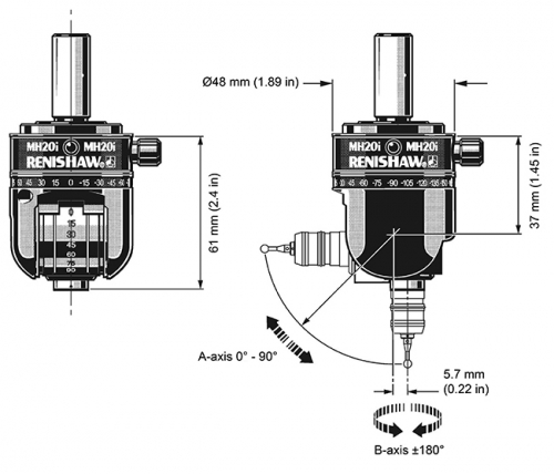 Размеры датчика